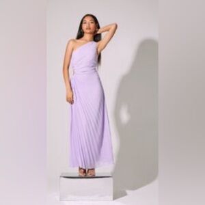One-shoulder maxi dress